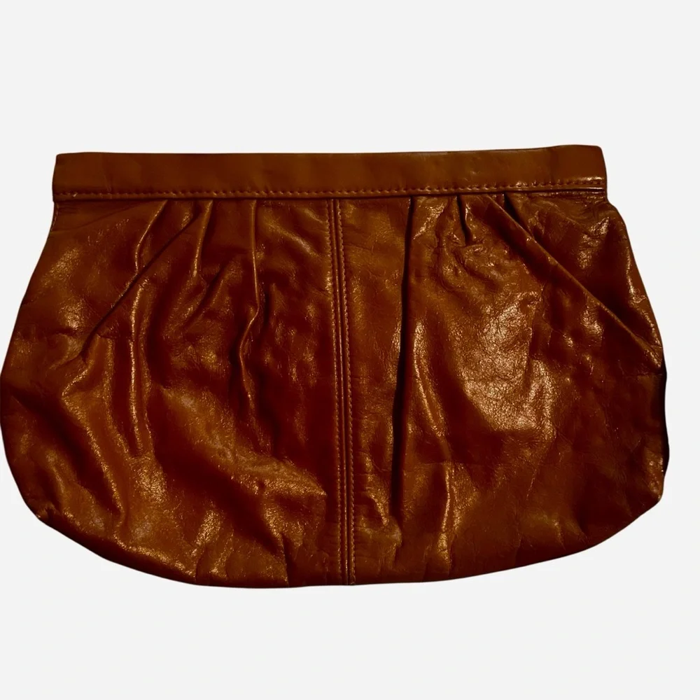 Vintage SAS Brown Leather Clutch